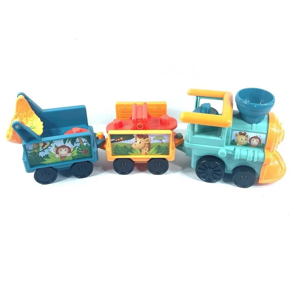 Fisher-Price Little People Vintage Musical Wildlife Train Only 2001-2002 Working